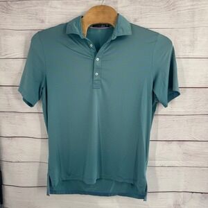 RLX Ralph Lauren Golf Polo Shirt Large Wicking‎ Performance Striped Short Sleeve